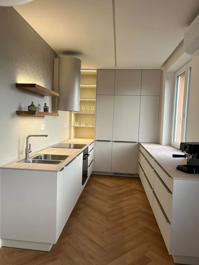 Přibyslav – úvodní pohled na realizaci